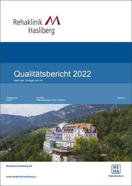 Qualitätsbericht H+ Rehaklinik Hasliberg 2022